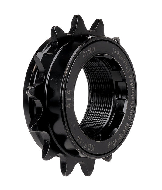14T Chromoly BMX Freewheel - 1/2" x 1/8" Black, M30 Threaded Hub