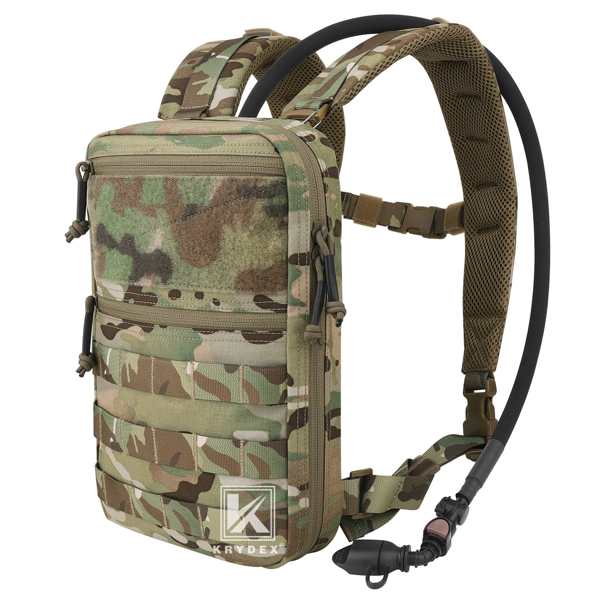 Tactical Hydration Pack with 1.5L Water Bladder MOLLE Backpack