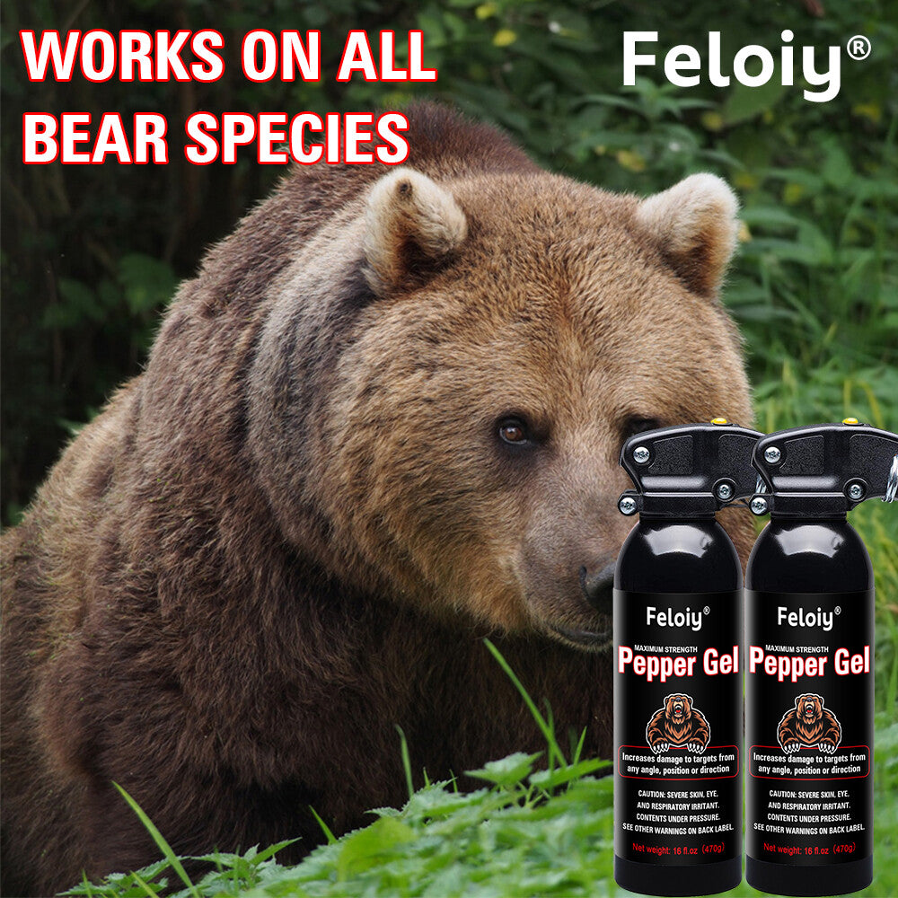 Maximum Strength Pepper Gel Self Defense Spray 16 oz - Powerful Personal Safety