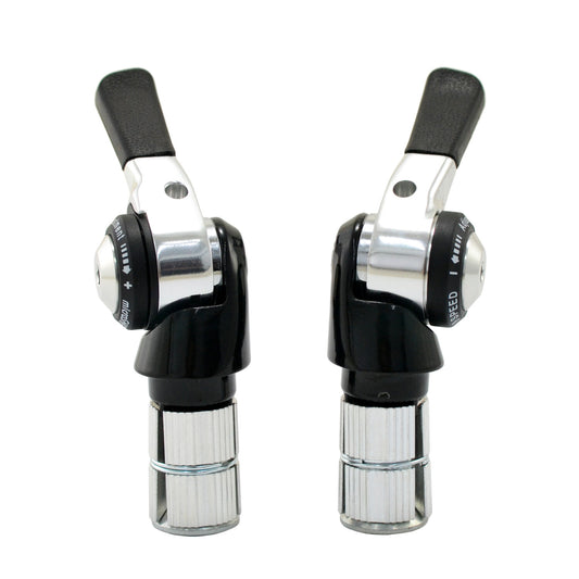 Microshift 9-Speed TT Bar End Shifter Set for Bicycle Handlebar
