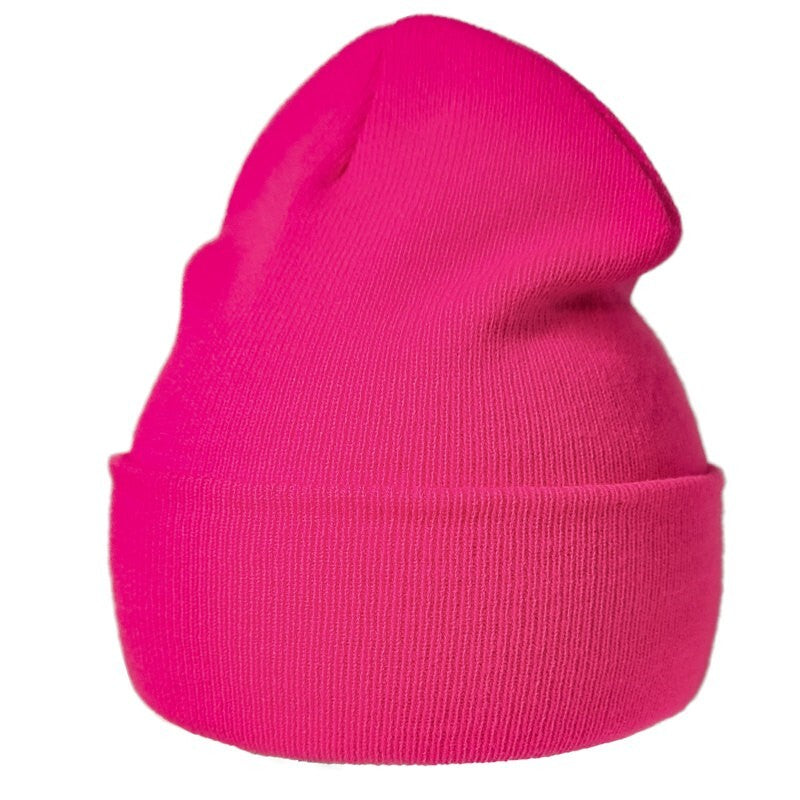 Unisex Knit Beanie Hats Bulk Pack - Soft Warm Winter Cuffed Caps
