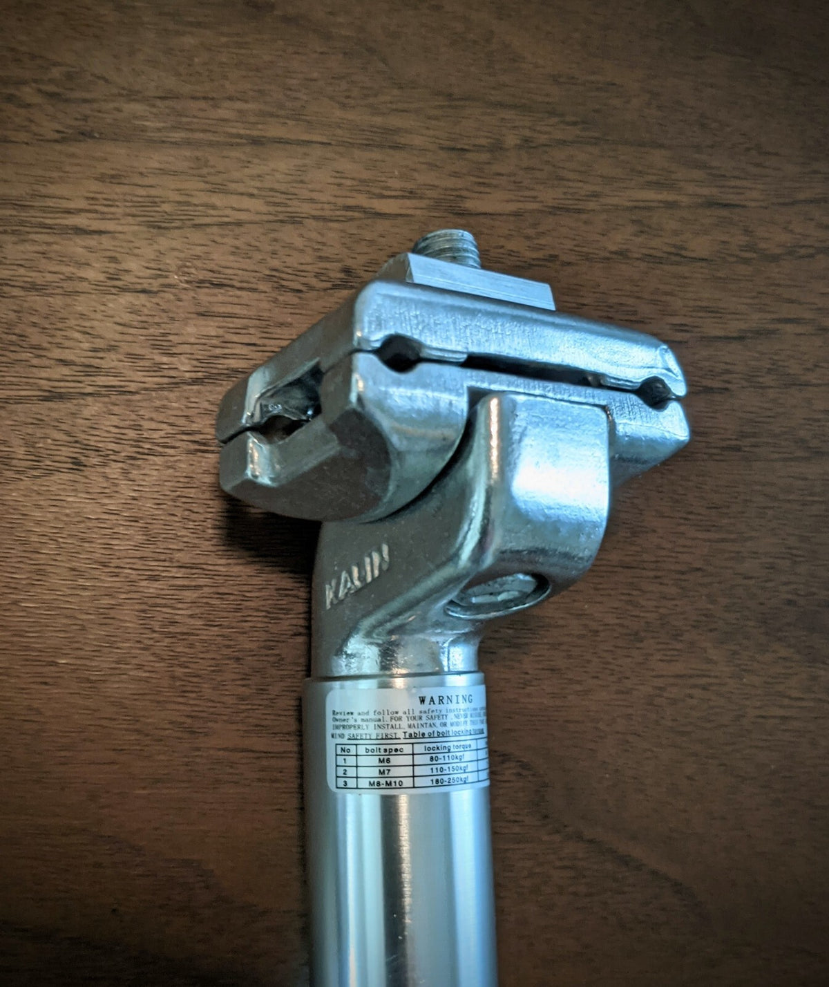 Aluminum Bicycle Seatpost 350mm - Micro Adjustable Head for Standard Saddles