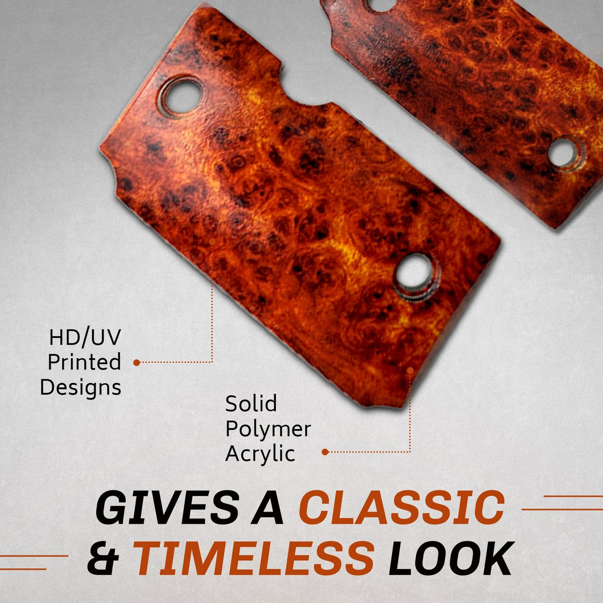 Heritage Rough Rider Pinecone ABS Grip Set for .22 LR & .22 Magnum Revolvers
