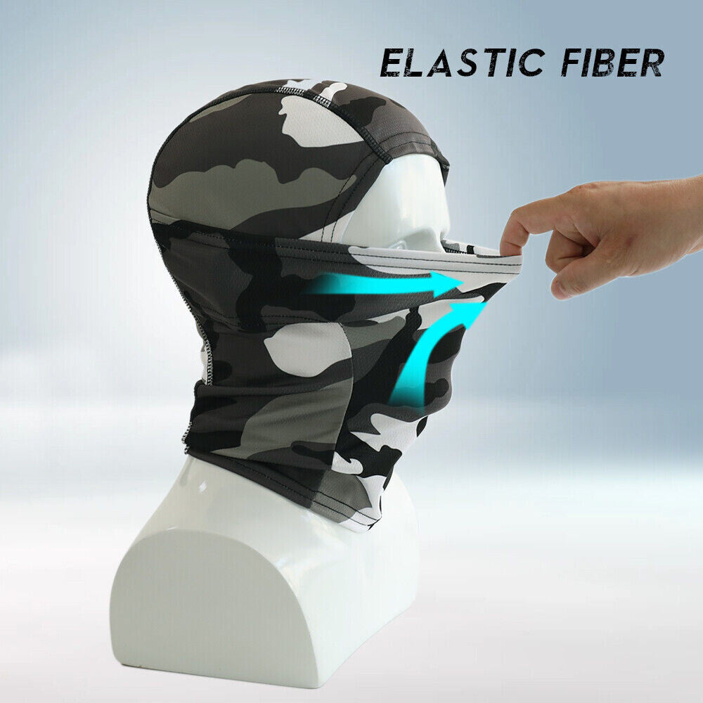 Full Face Tactical Mask UV Protection Military Balaclava for Outdoor Sports
