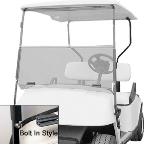 Fold Down Windshield for E-Z-GO TXT Golf Cart 2014+ Clear Acrylic