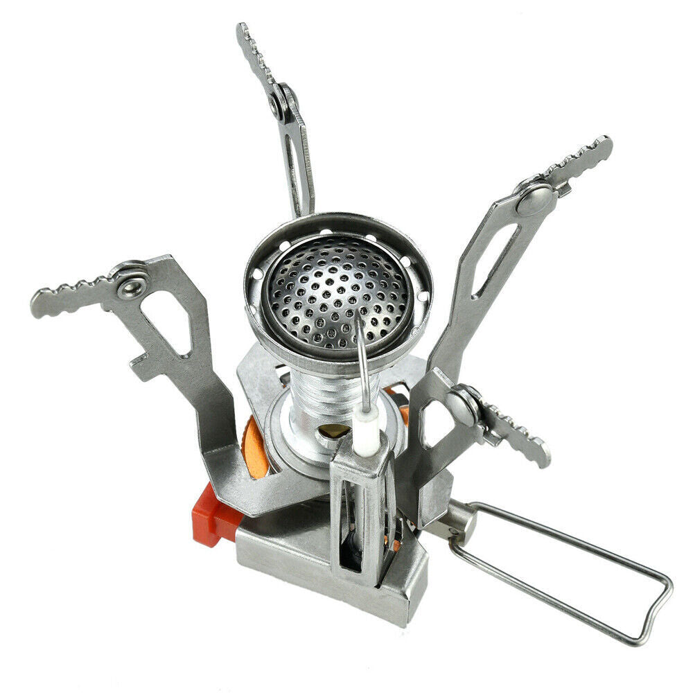 Portable Camping Stove with Complete Cookware Set - Gas Burner for Hiking & Picnics