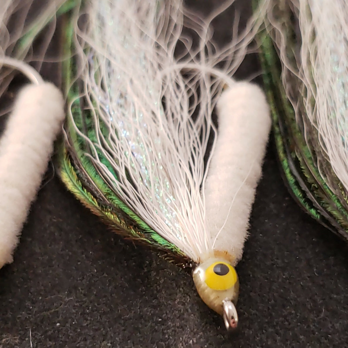 Saltwater Fly Fishing Flies Bend Back White #1/0 - Custom Tied Frontier
