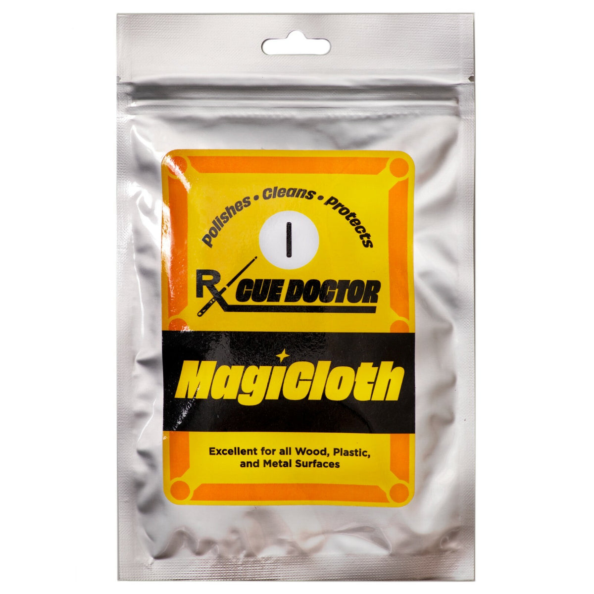 Cue Doctor MagiCloth Pool Cue Polishing Cloth with Silicone - 14 x 10.75 in