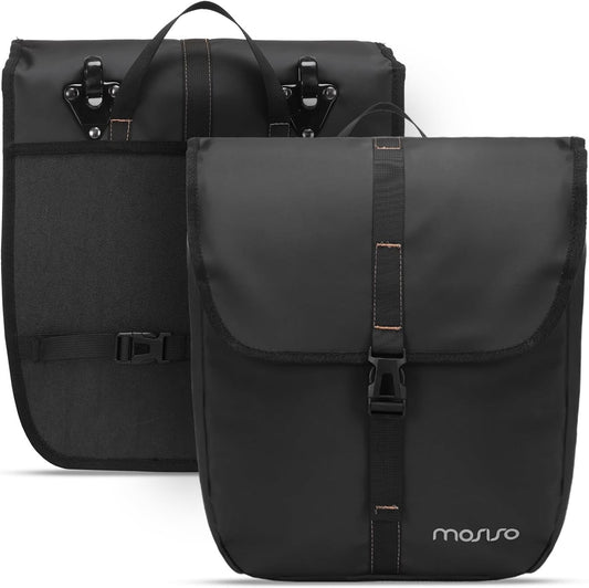Waterproof 20L Bike Panniers 2-Pack Rear Rack Bags Cycling Storage