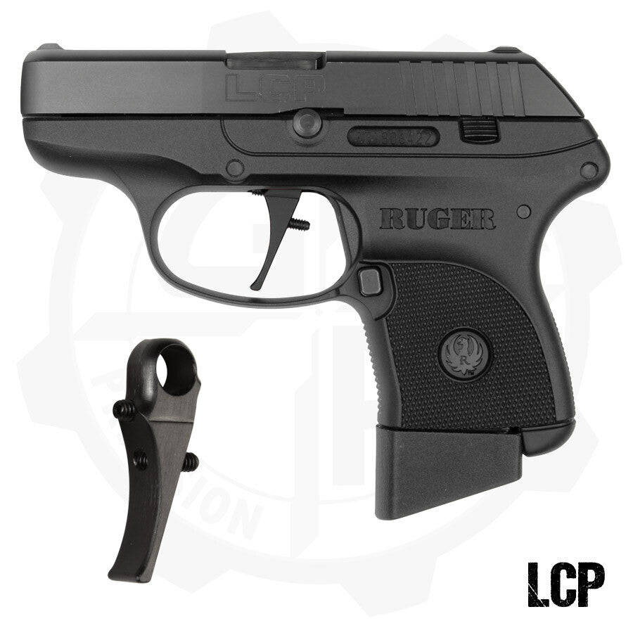 Semi Flat Faced Short Stroke Trigger for Ruger LCP Pistols - Black or Red