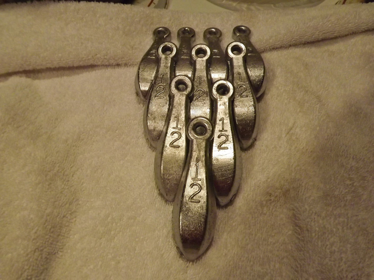 10-12oz Lead Fishing Sinkers for Tackle - Free Shipping