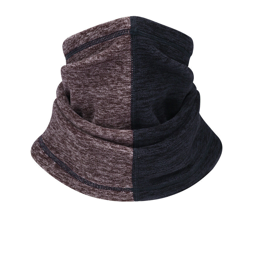Winter Windproof Fleece Neck Gaiter Face Mask Scarf for Cold Weather