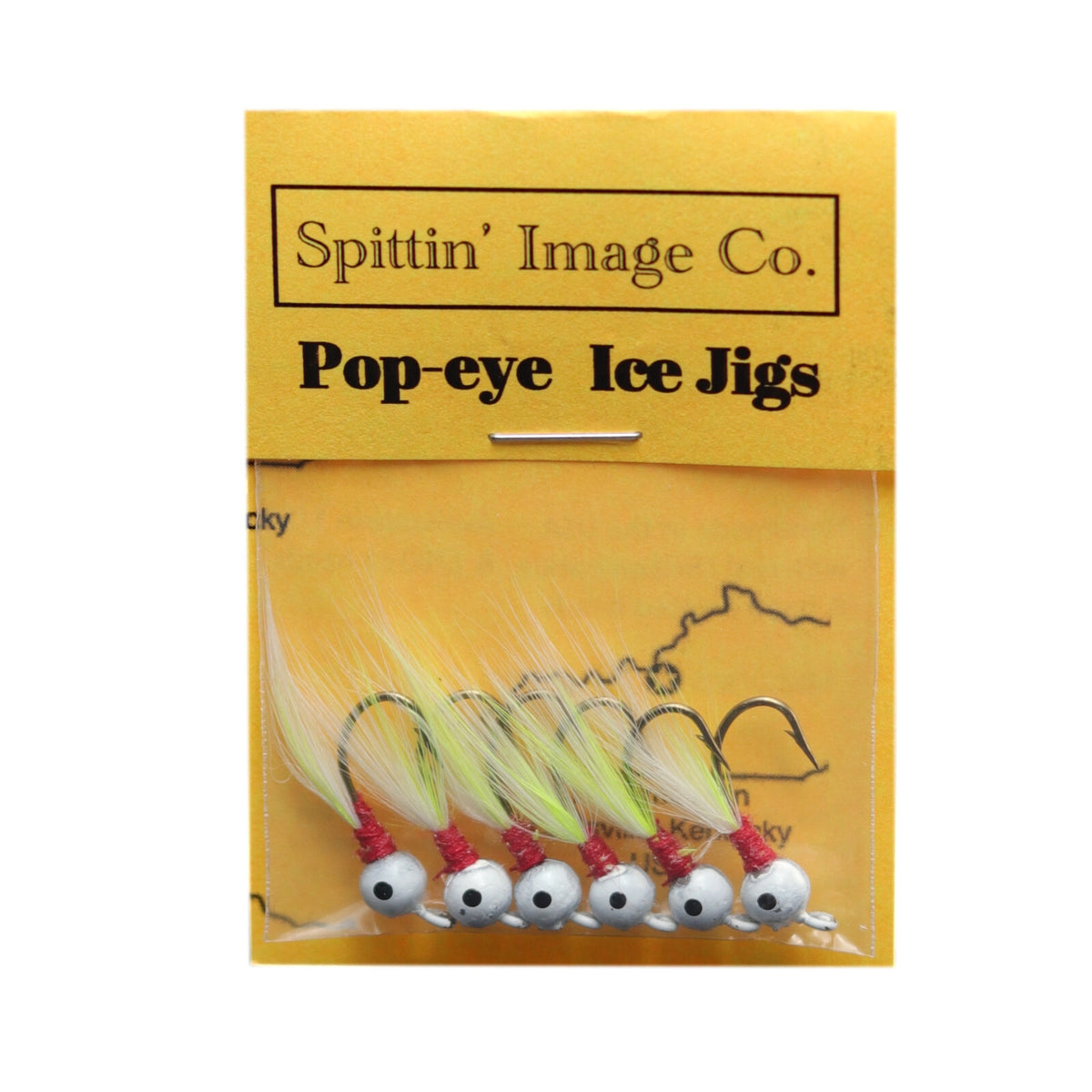 Artificial Fishing Jigs - 1/20 oz Flies with Hand Tied Feathers - 6 Pack