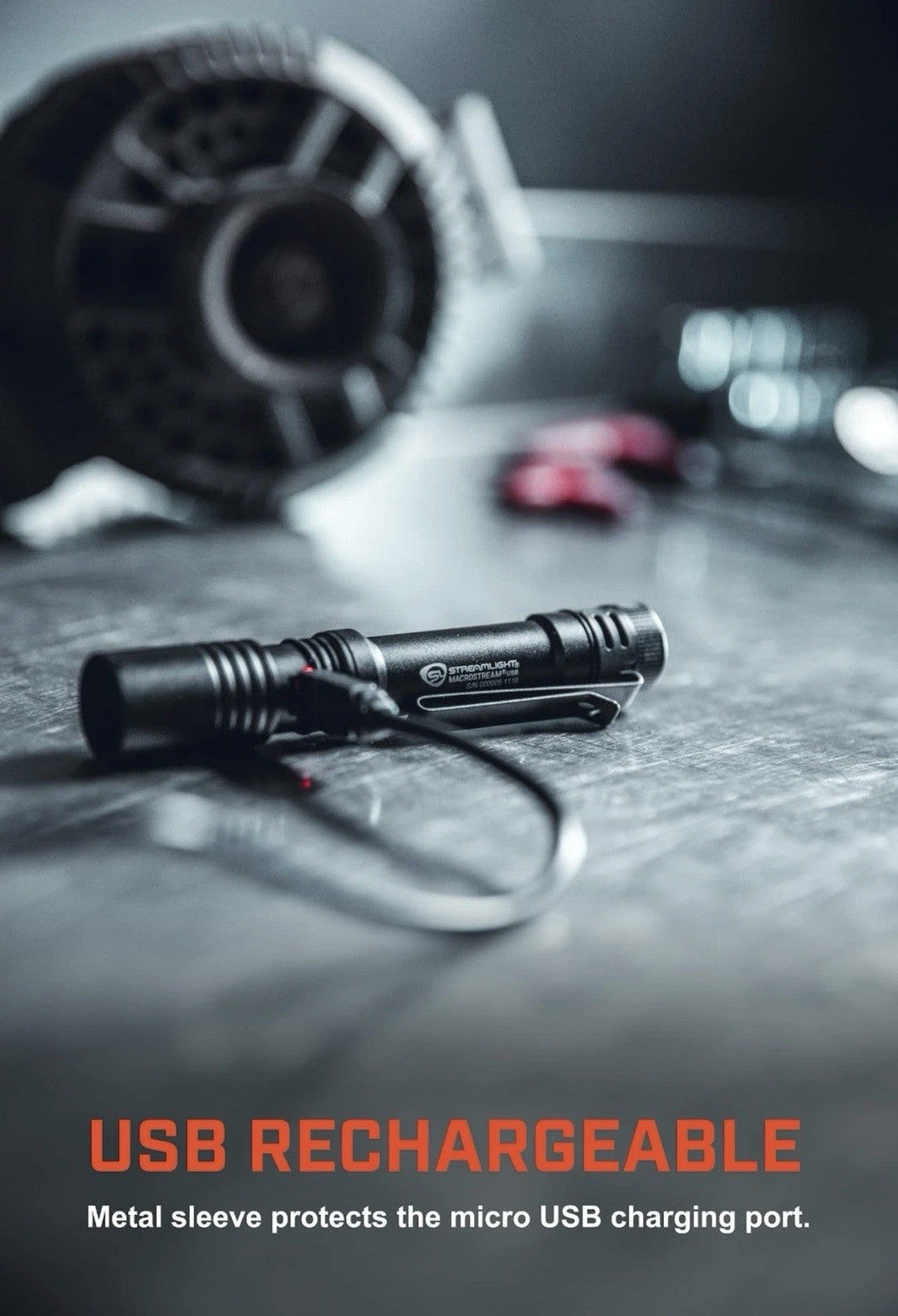 Streamlight Macrostream 500 Lumens USB Rechargeable Flashlight