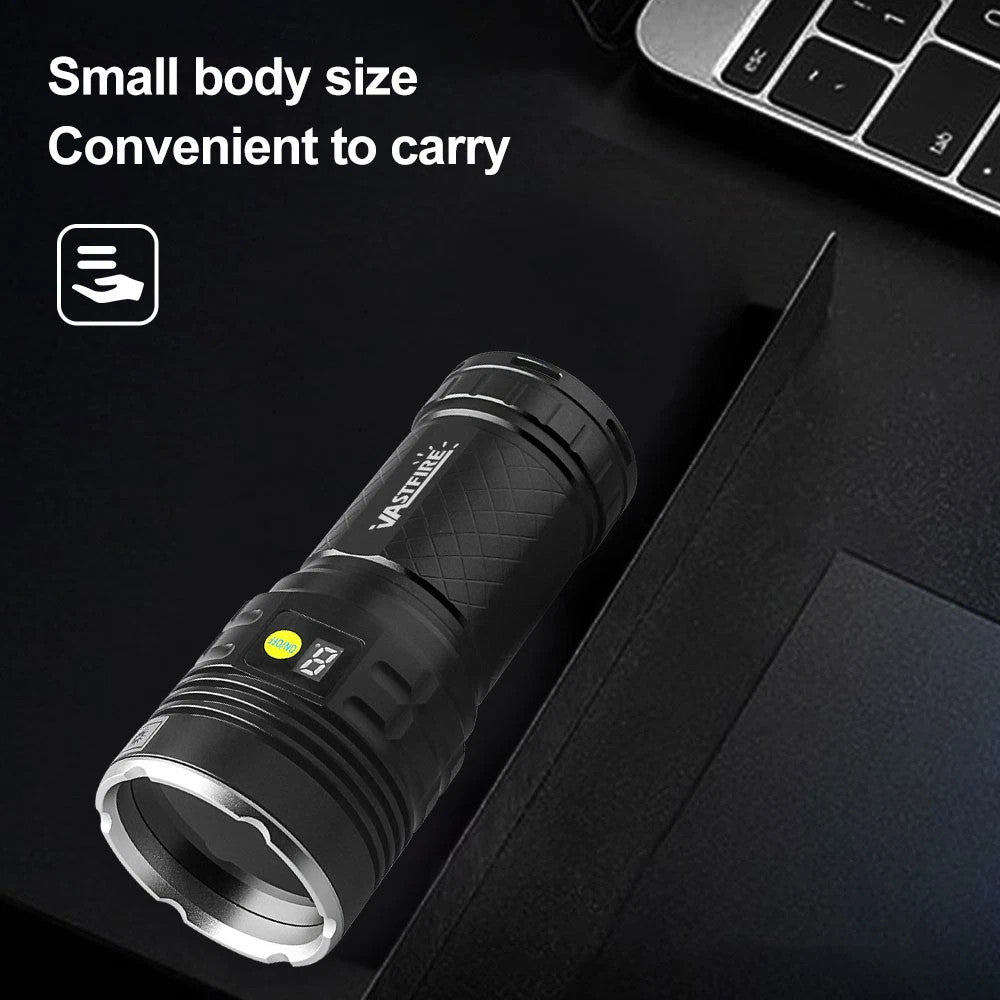Rechargeable UV Black Light Flashlight 15W 30W 160W for Inspection Detection