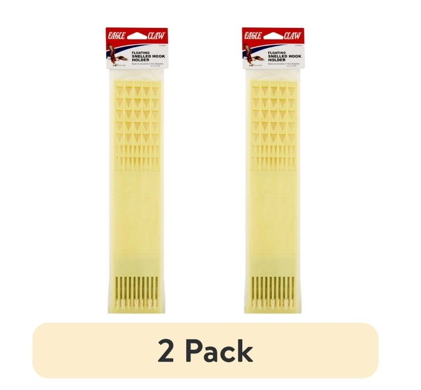 Fishing Rig Holder 2 Pack Plastic Snell Hook Organizer Tangle-Free Replacement