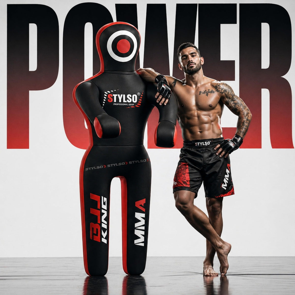 Grappling Dummy for Martial Arts Training - Unfilled Life-Size MMA, Jiu Jitsu, Wrestling, Judo, Karate