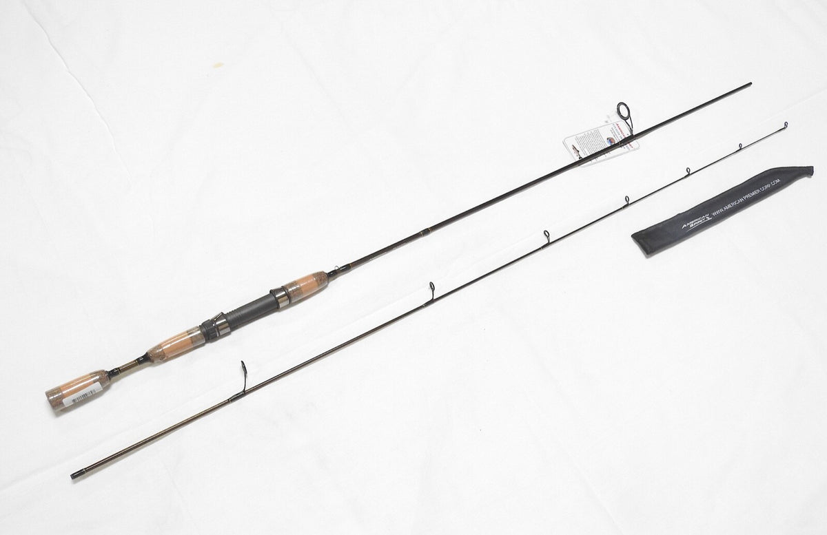 Elite Graphite 8ft 2-Piece Spinning Trout Fishing Rod 2-6 Lb Line
