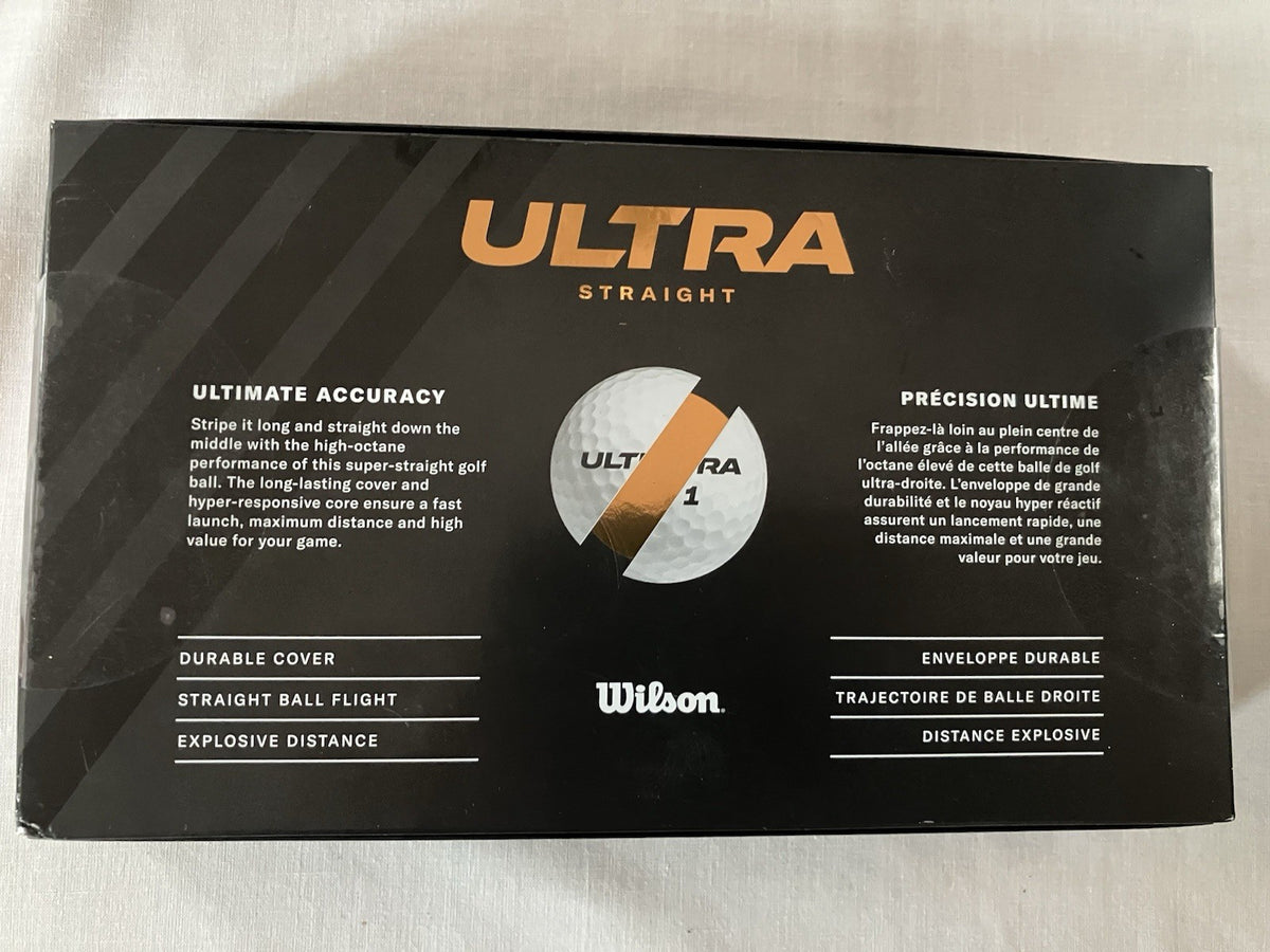 Wilson 15 Pack Ultra Straight White Long Distance Golf Balls