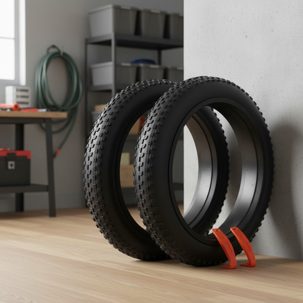 20x3.0 Inch E-Bike Tire - Anti-Puncture Fatbike Tire for Mountain & City Bikes
