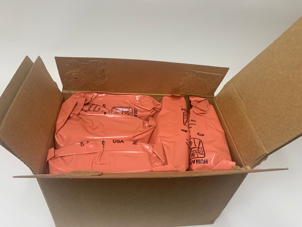 Emergency Food Rations - 20 Servings Military-Grade MRE Meals Case
