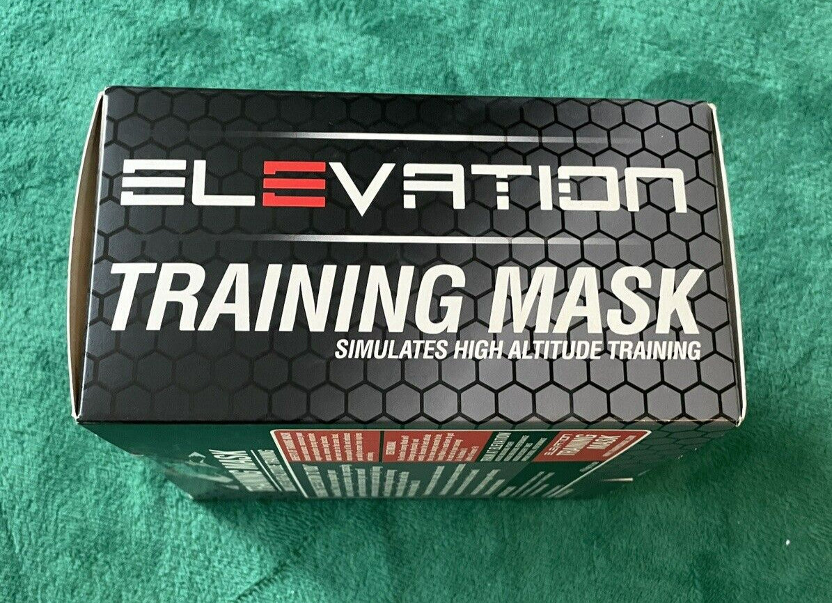 Elevation Training Mask 20 Simulates High Altitude Exercise Large NIB