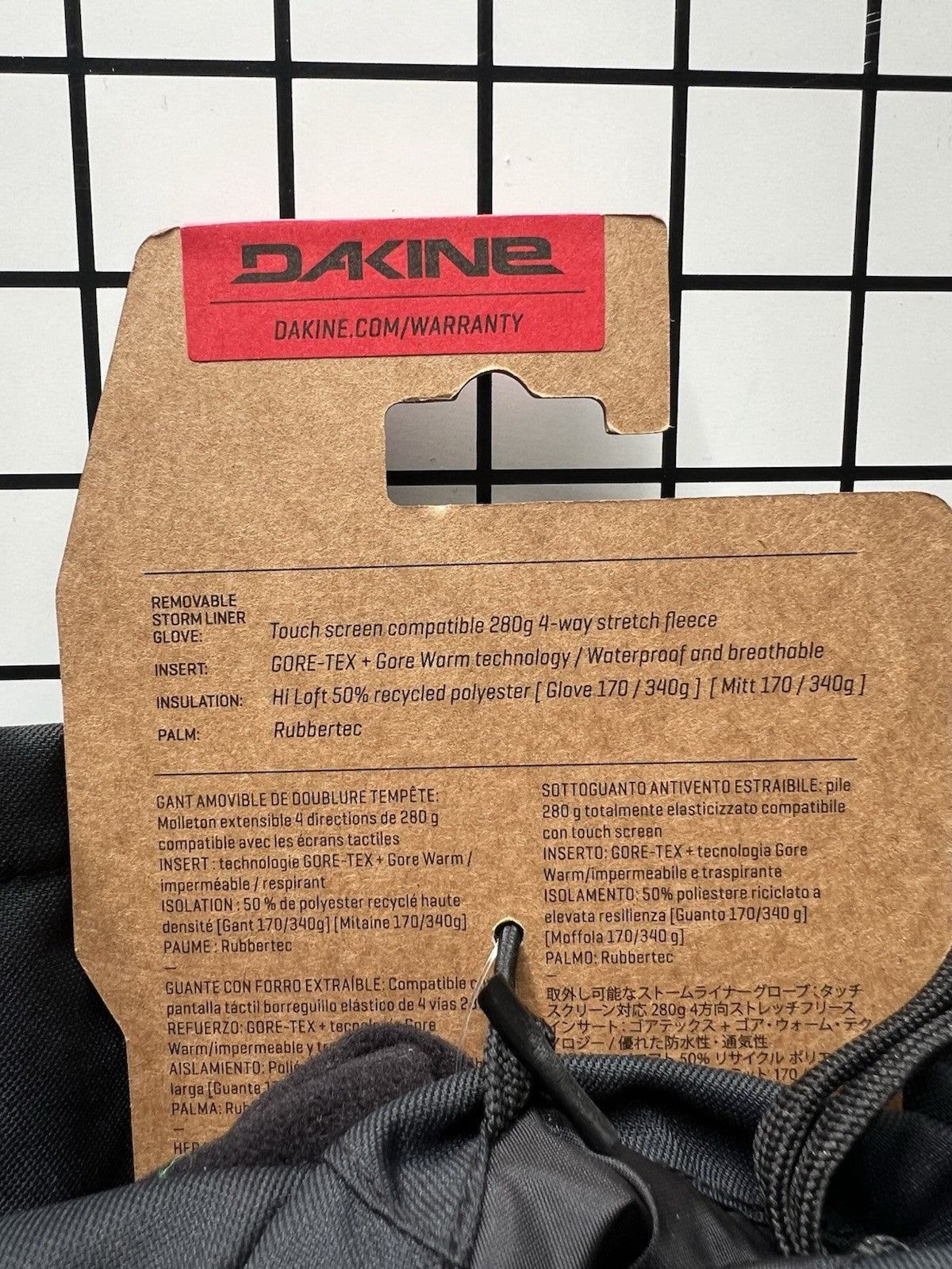 Dakine Women's Sequoia Gore-Tex Ski & Snowboard Gloves Large with Removable Liner