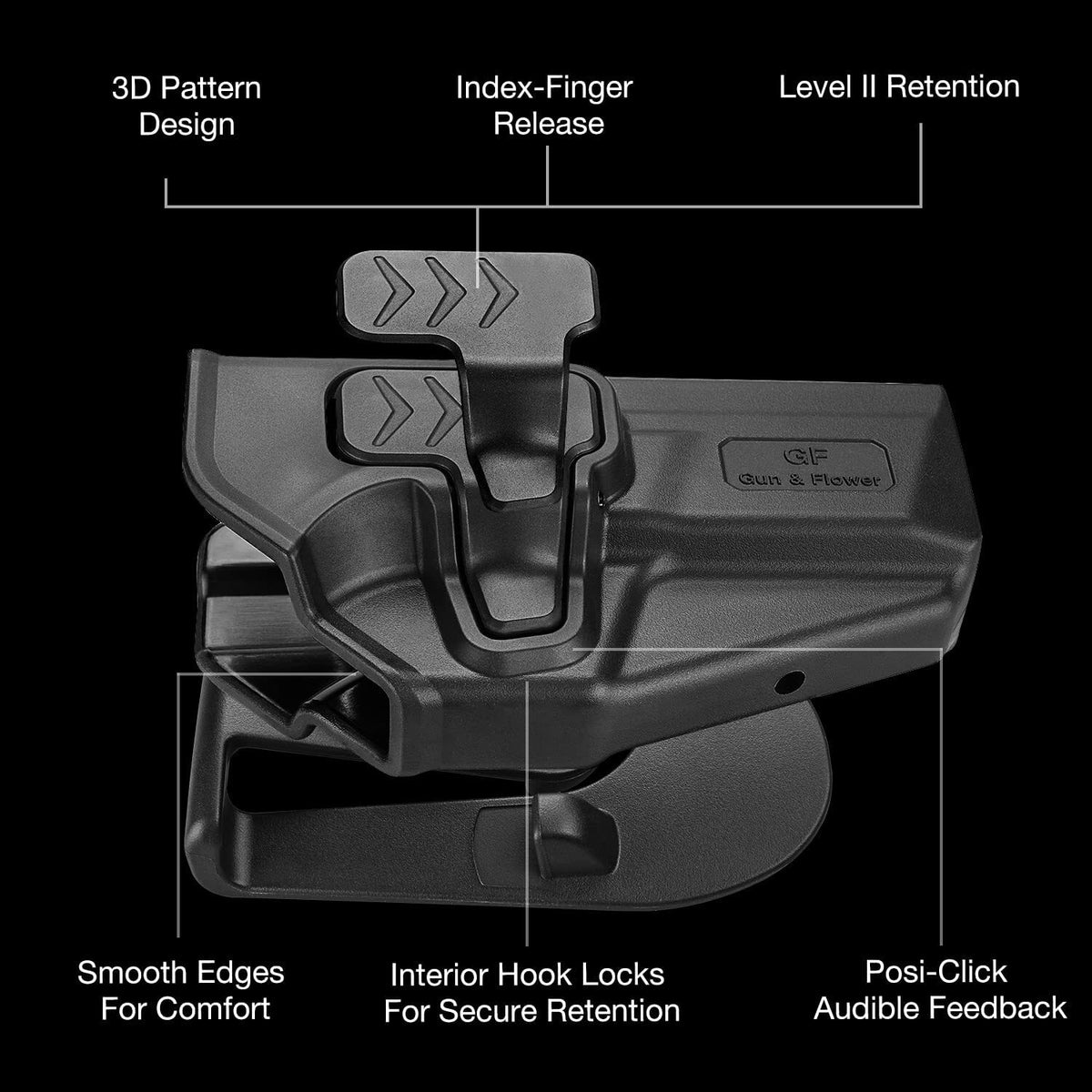 Holster for Smith & Wesson M&P Shield 380 EZ & 9mm EZ - Right Hand, Level II Retention