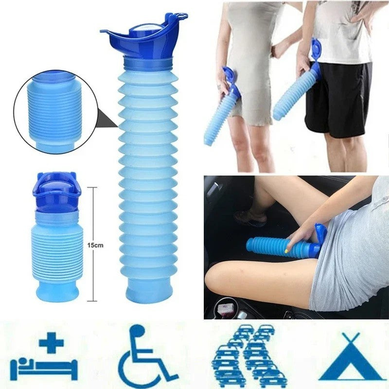 Portable Urinal Bottle for Travel Camping Emergency Use 750ML Leak-Proof