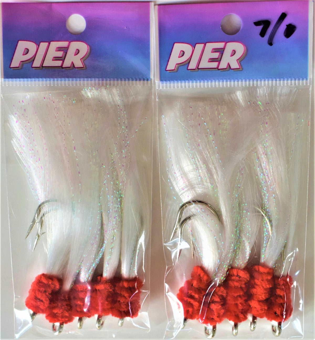 Fishing Shrimp Fly Rigs - Tied Hook Baits for Rockfish & Saltwater Fishing