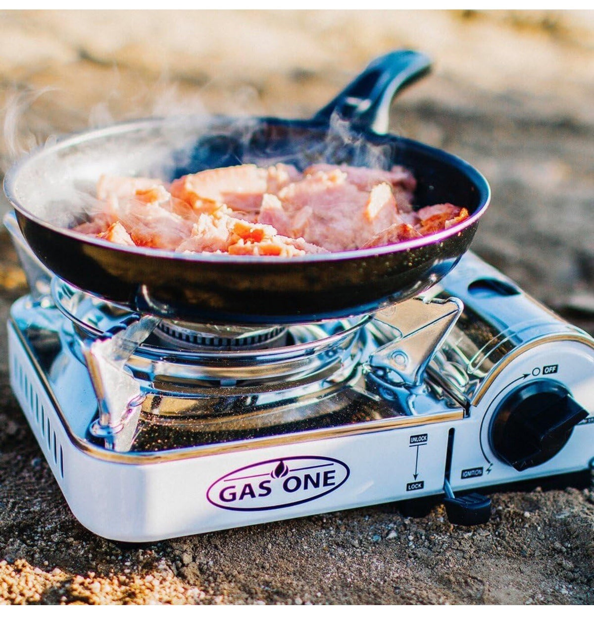 Portable Gas Stove 7650 BTU Single Burner Camping Cooking Stove