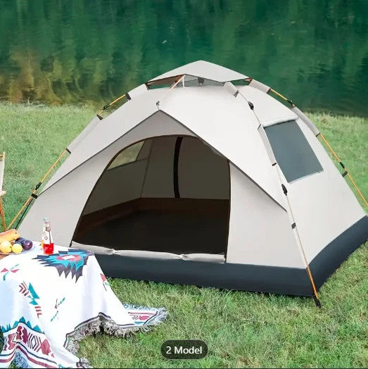 Automatic Pop Up Camping Tent Waterproof Instant Canopy for 3-4 People