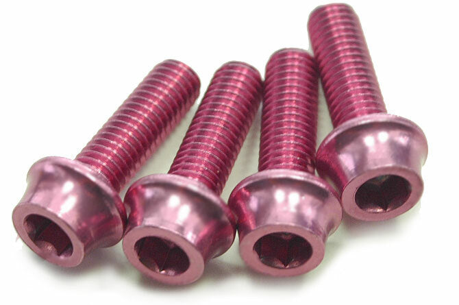 Lightweight Alloy Bottle Cage Bolts Set - M5x15mm Cycling Accessories