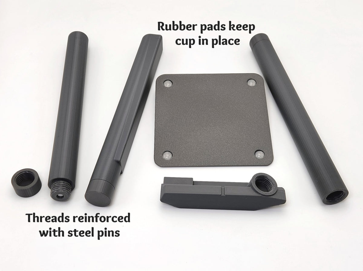 Collapsible Golf Putter with Travel Cup and Breakdown Shaft - Practice & Portable Golf Aid