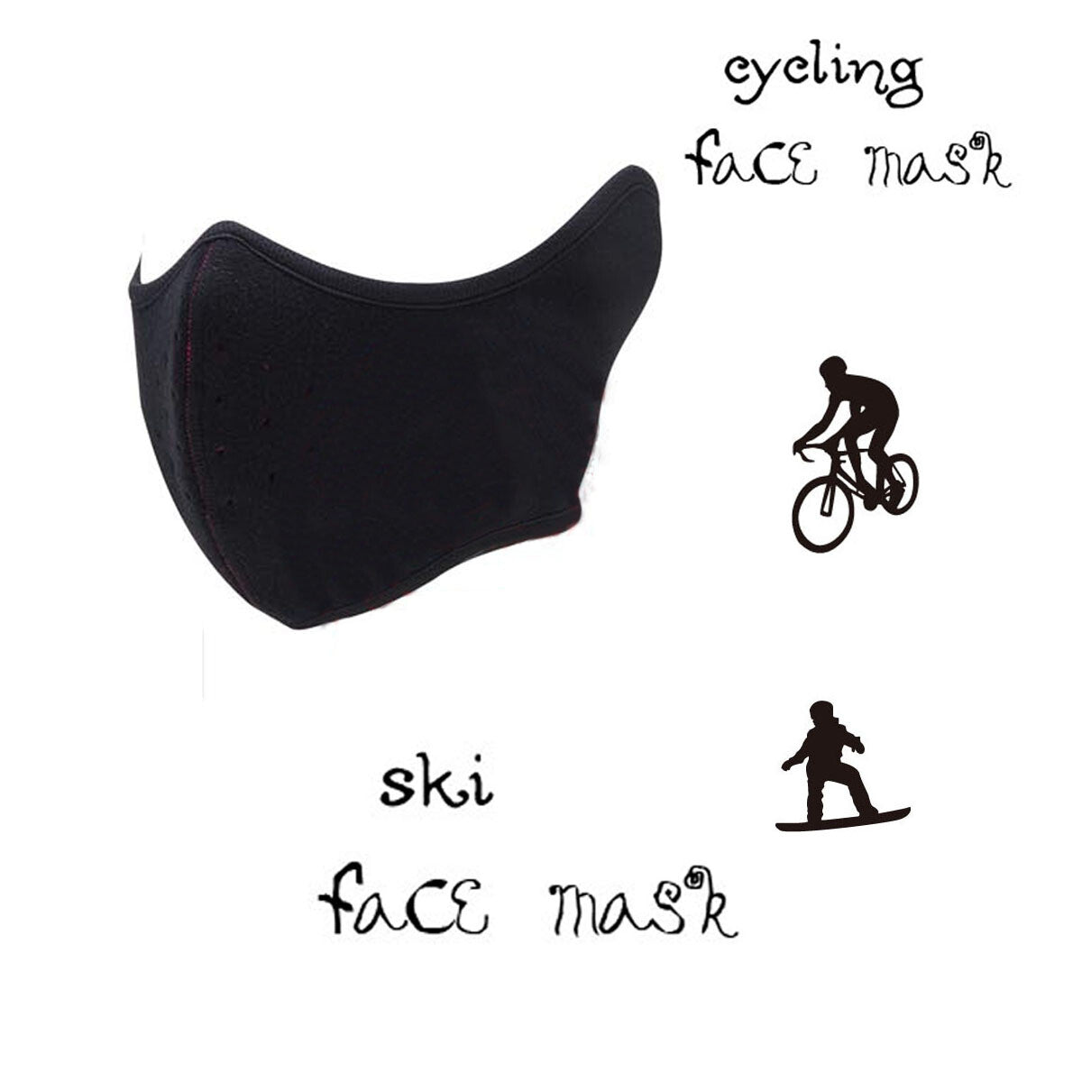 Winter Ear Warmer Face Mask - Fleece Windproof & Breathable for Outdoor Sports
