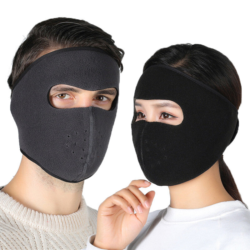 Winter Full Face Mask Thermal Fleece Ski Mask Windproof Neck Warmer
