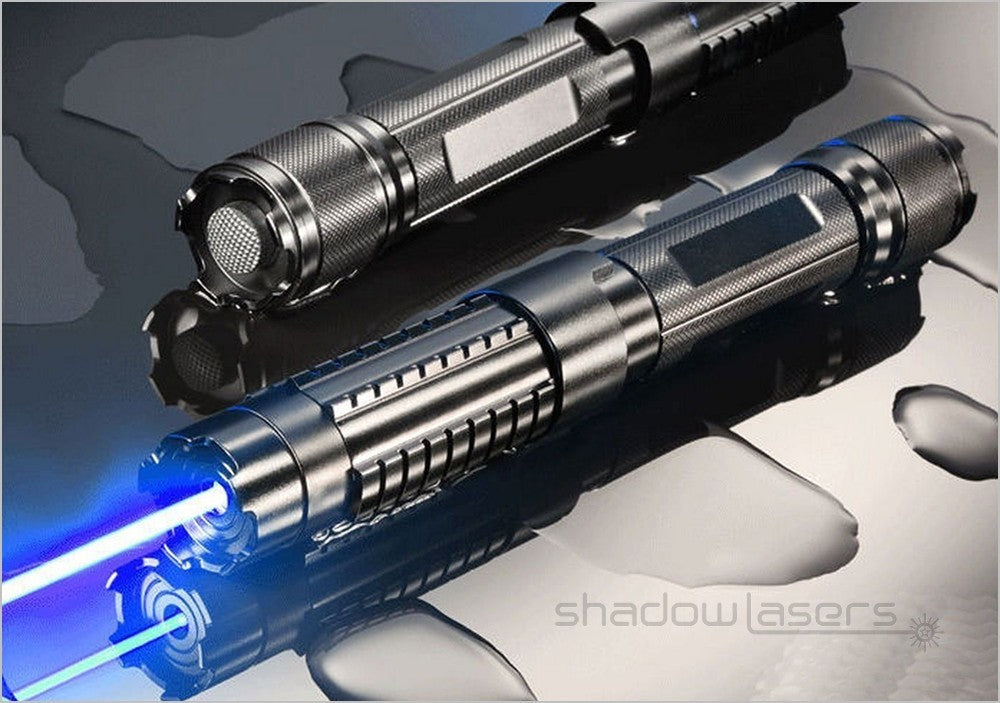 450nm Blue Laser Pointer 2000m Handheld Focusable Laser with Safety Goggles