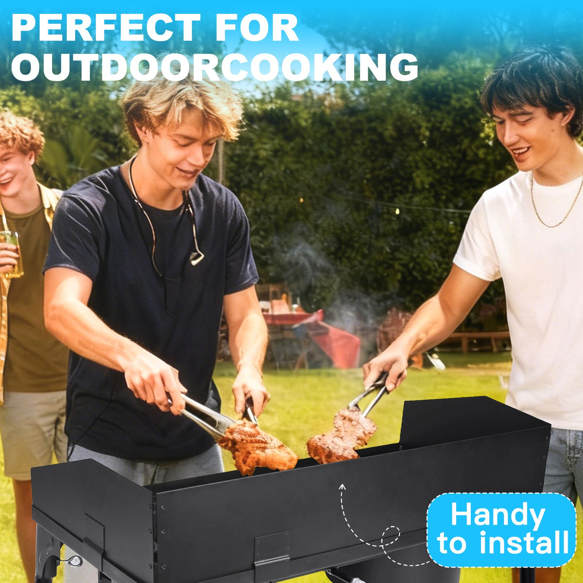 Portable 2-Burner Gas Stove with 150,000-BTU Outdoor Camping Grill