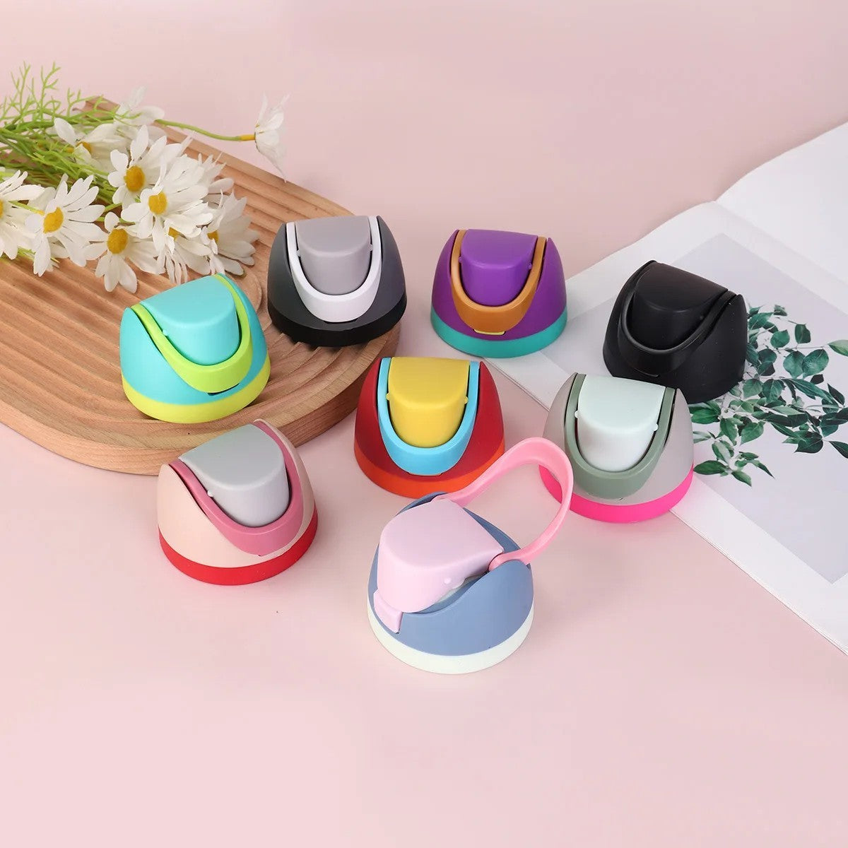 Universal Replacement Water Bottle Cap for Owala FreeSip - Leak-Proof, One Button