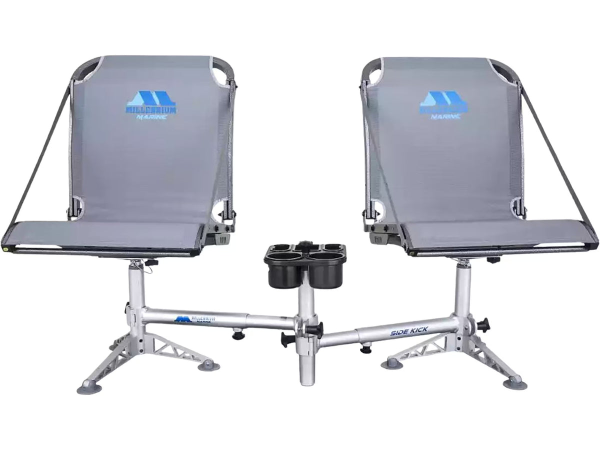 Marine Cup Holder with Tackle Trays - Fits ¾” Kingpin Pedestal