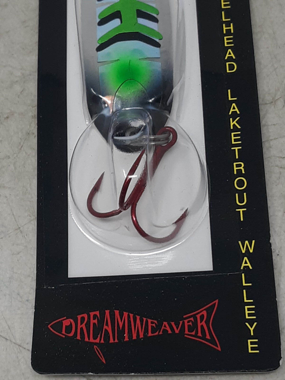 UV Salmon Walleye Spoon Lure - Trolling & Casting for Freshwater Fish