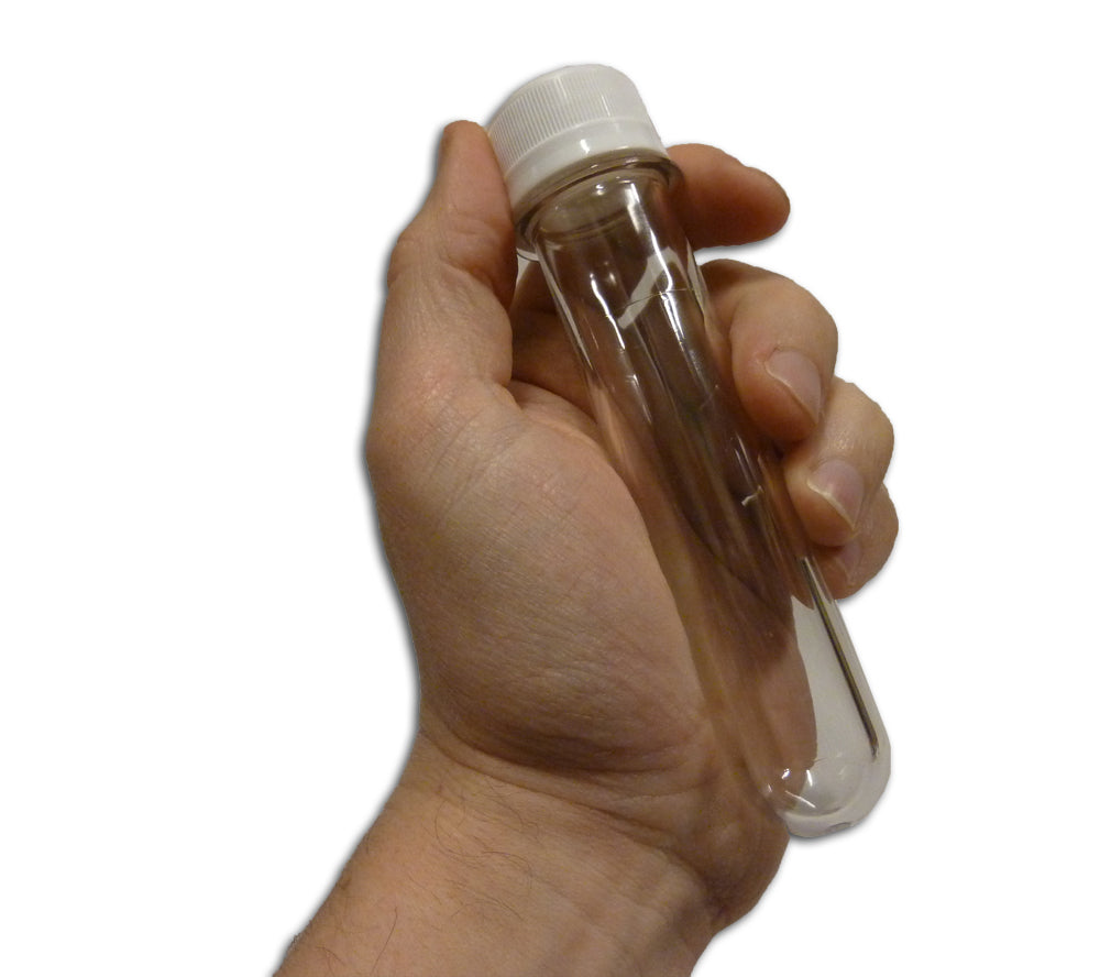 Clear Waterproof Storage Container Pack - 5 Soda Bottle Preforms for Camping, Geocaching