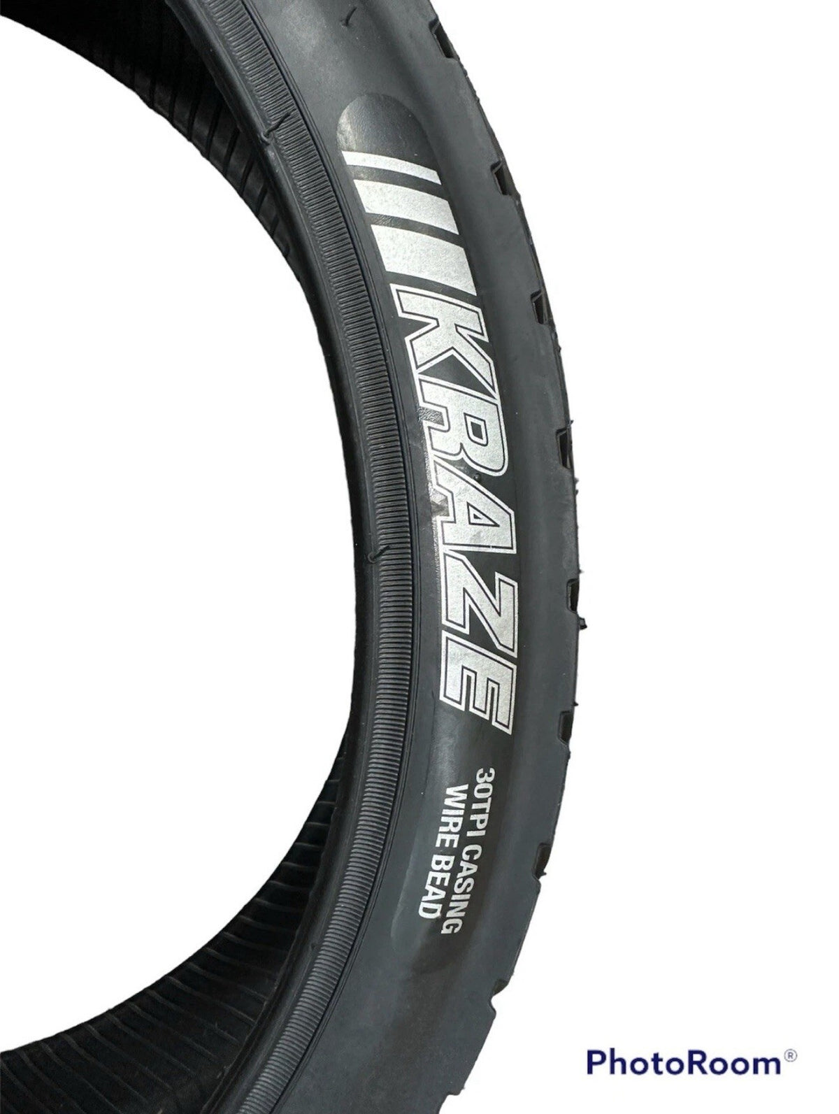 20 Inch Fat Bike Tire for Electric Bikes - Kenda Kraze 4.25" with Oldschool Tread