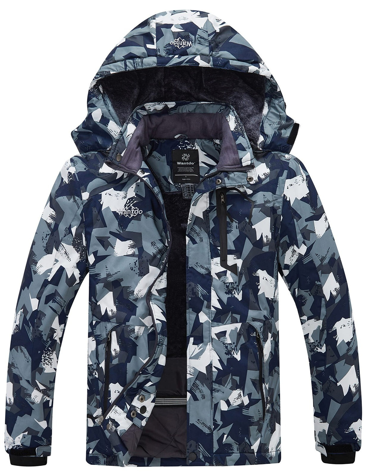 Men's Waterproof Winter Jacket - Warm Ski & Snowboarding Coat with Hood