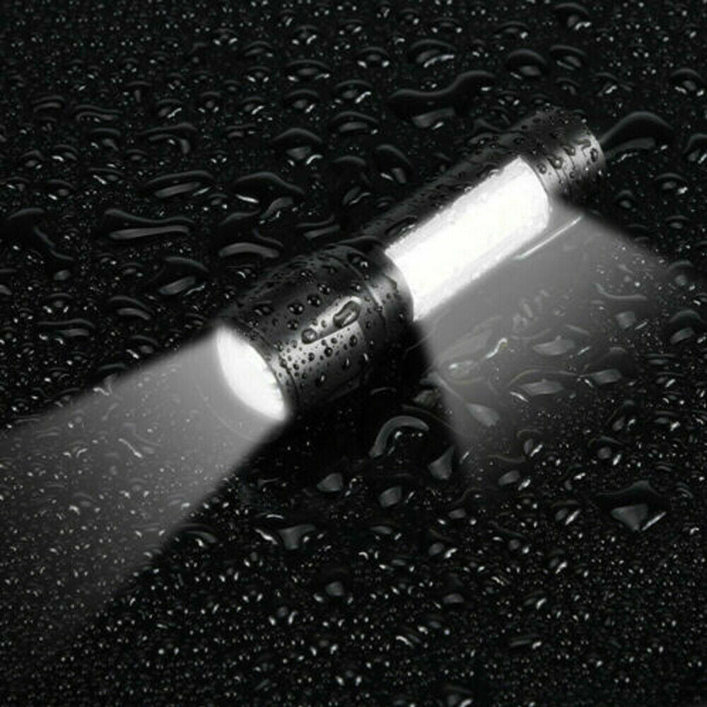 Rechargeable LED Tactical Flashlight with 3 Modes, Compact & Waterproof