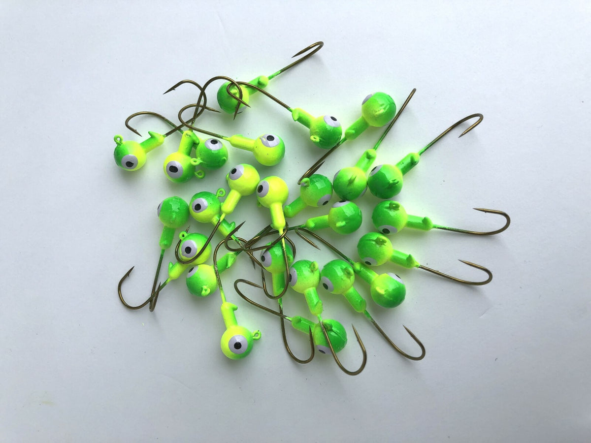 Fishing Jigheads Combo Set - 90 Pieces in Multiple Sizes for Crappie & Bass