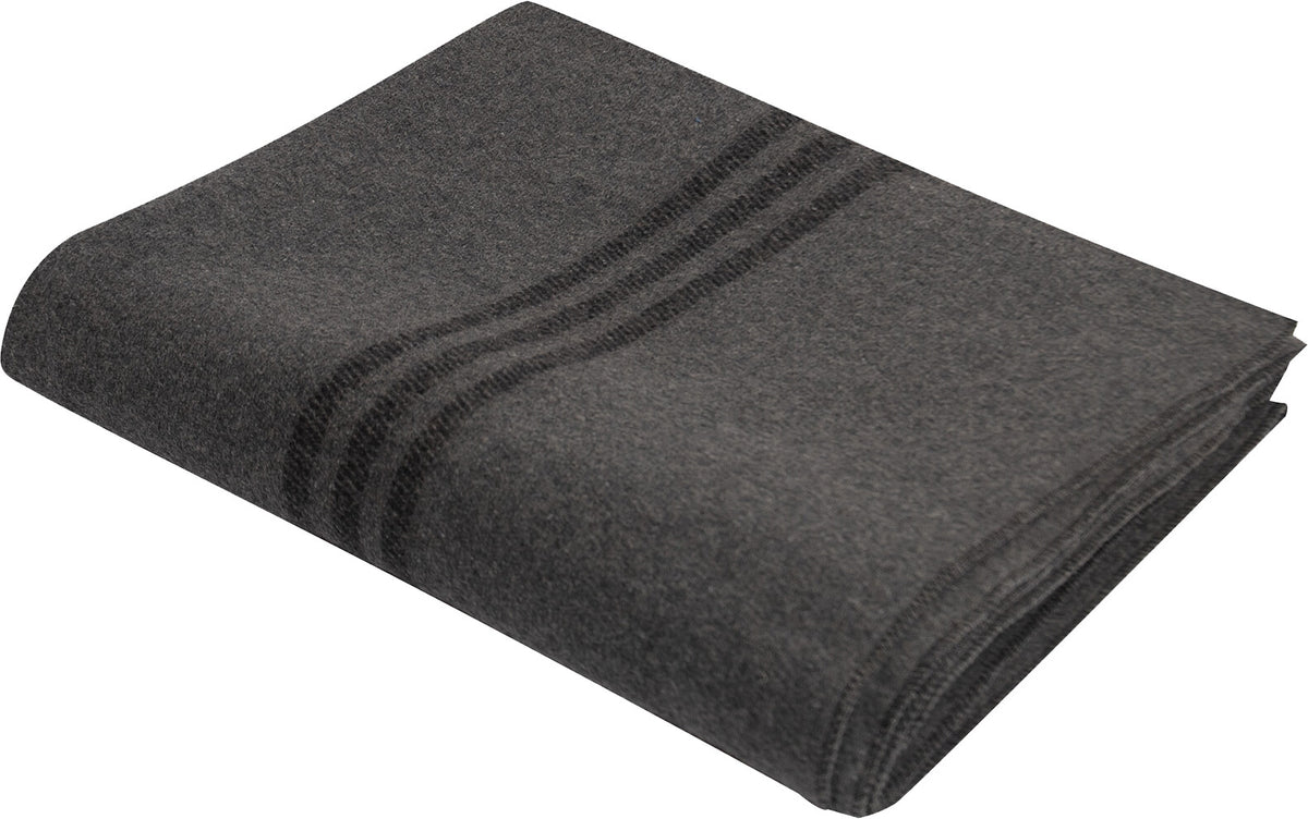 German Army Wool Blanket - Heavy Duty Outdoor Bed Throw, 66x90 Inches
