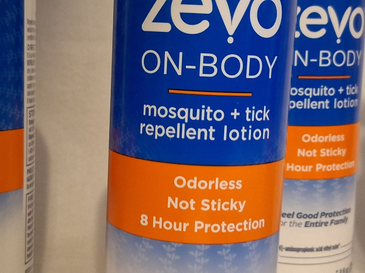 8-Hour Mosquito and Tick Repellent Lotion - Odorless, Non-Sticky, Outdoor Use