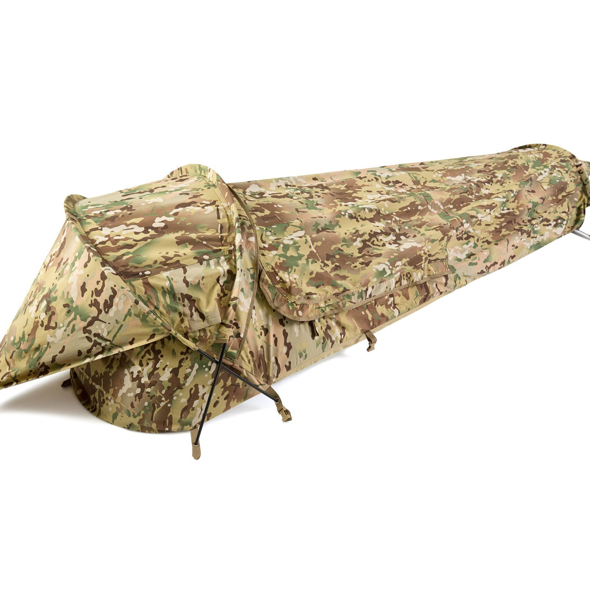 Waterproof Windproof Solo Tactical Bivy Tent with Poles and Window