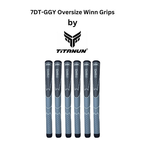 Oversize Comfort Tacky Grip for Tennis, Golf, and Sports Equipment - Dark Gray